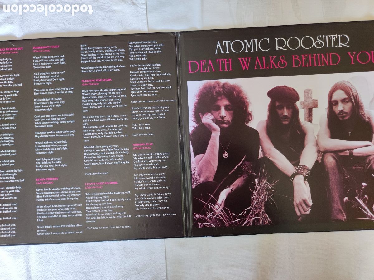 Discos de vinilo: ATOMIC ROOSTER - DEATH WALKS BEHIND YOU - Foto 3