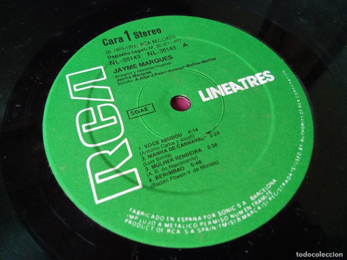 Discos de vinilo: JAYME MARQUES 1977 LP L32 2 - Foto 2