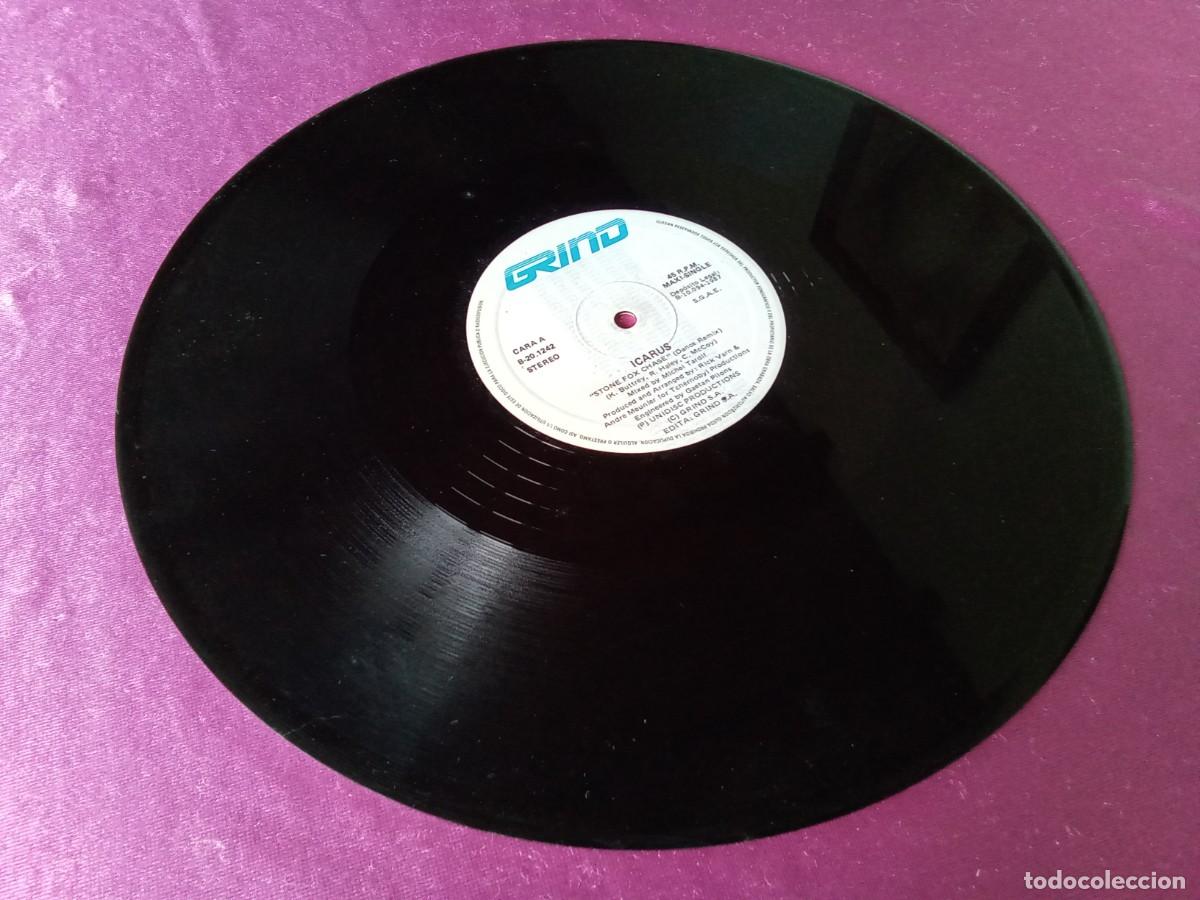 Discos de vinilo: ICARUS STONE FOX CHASE 1987 LP L32 2 - Foto 2