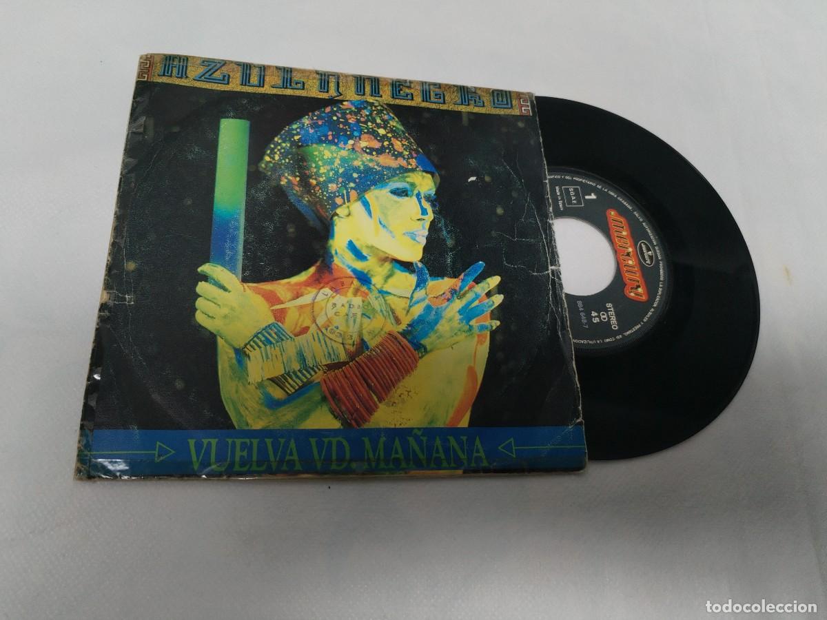 Discos de vinilo: AZUL Y NEGRO - VUELVA VD . MA&Ntilde;ANA + ALA DELTA .. SINGLE DE MERCURY ..1986