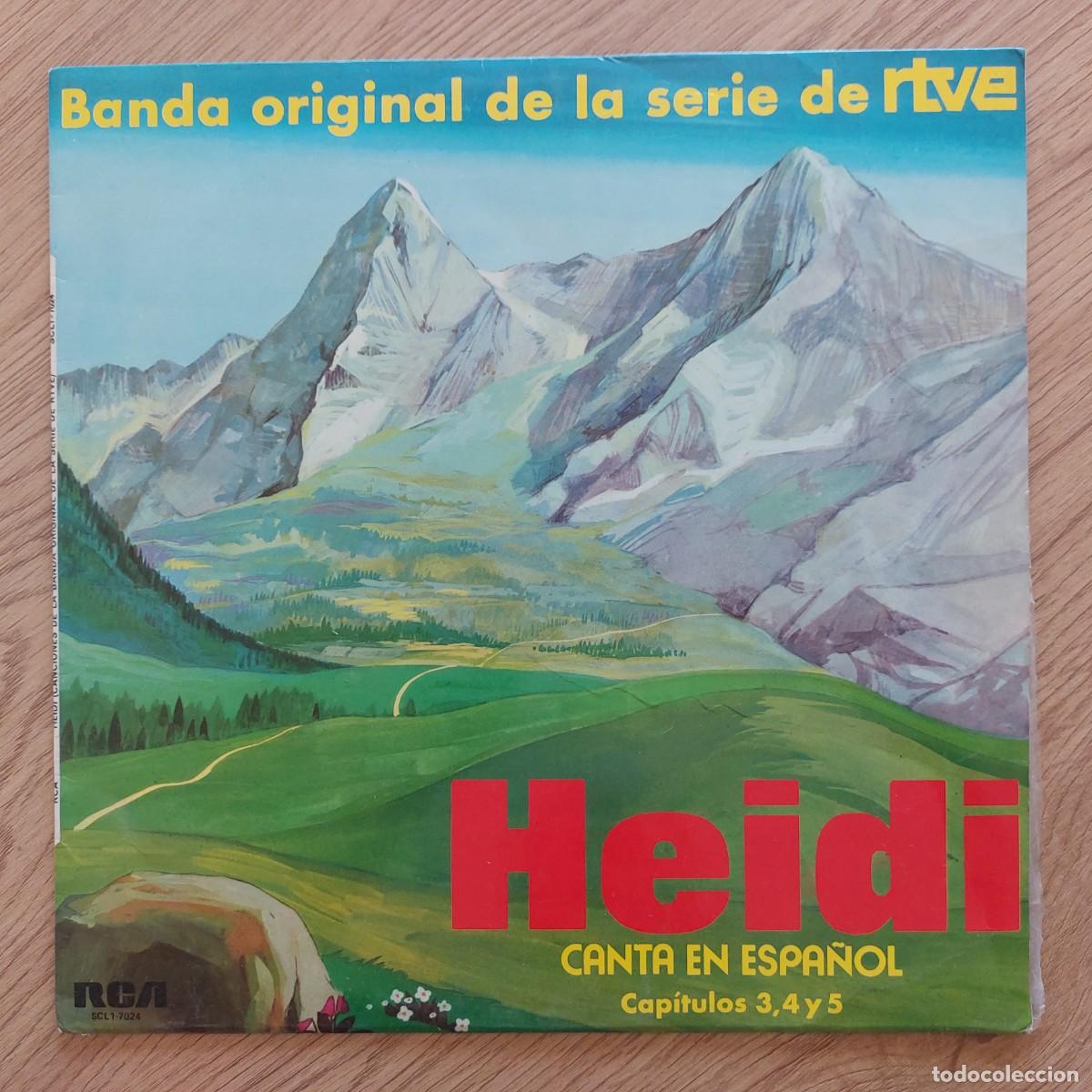 Discos de vinilo: LP - HEIDI CANTA EN ESPA&Ntilde;OL - CAP&Iacute;TULOS 3, 4 Y 5