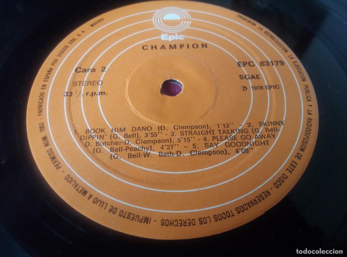 Discos de vinilo: CHAMPION SHA LA LA 1978 LP L32 2 - Foto 4
