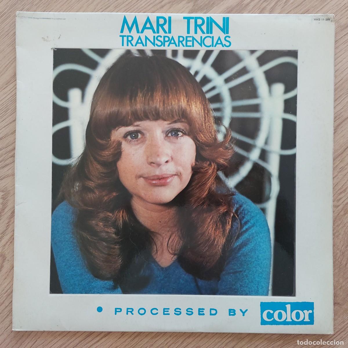 Discos de vinilo: LP - MARI TRINI - TRANSPARENCIAS - SOLO PORTADA SIN VINILO