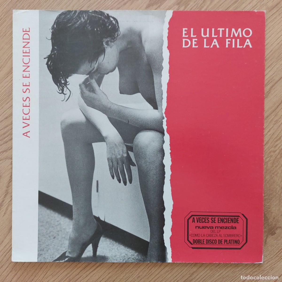 Discos de vinilo: LP - EL &Uacute;LTIMO DE LA FILA - SOLO PORTADA SIN VINILO - PORTADA PROMO SOLO PARTE DELANTERA DE CARTON