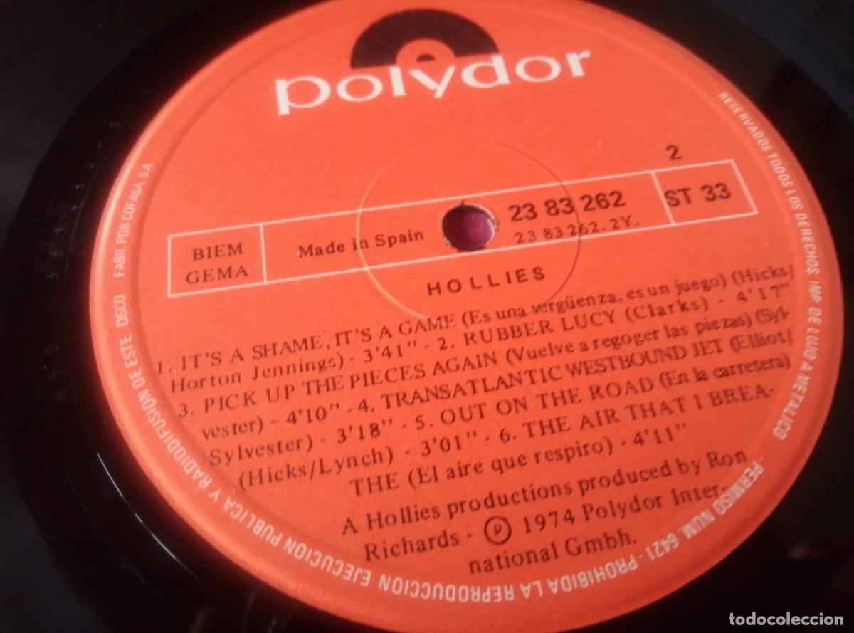 Discos de vinilo: HOLLIES FALLING CALLING 1974 LP L32 2 - Foto 3