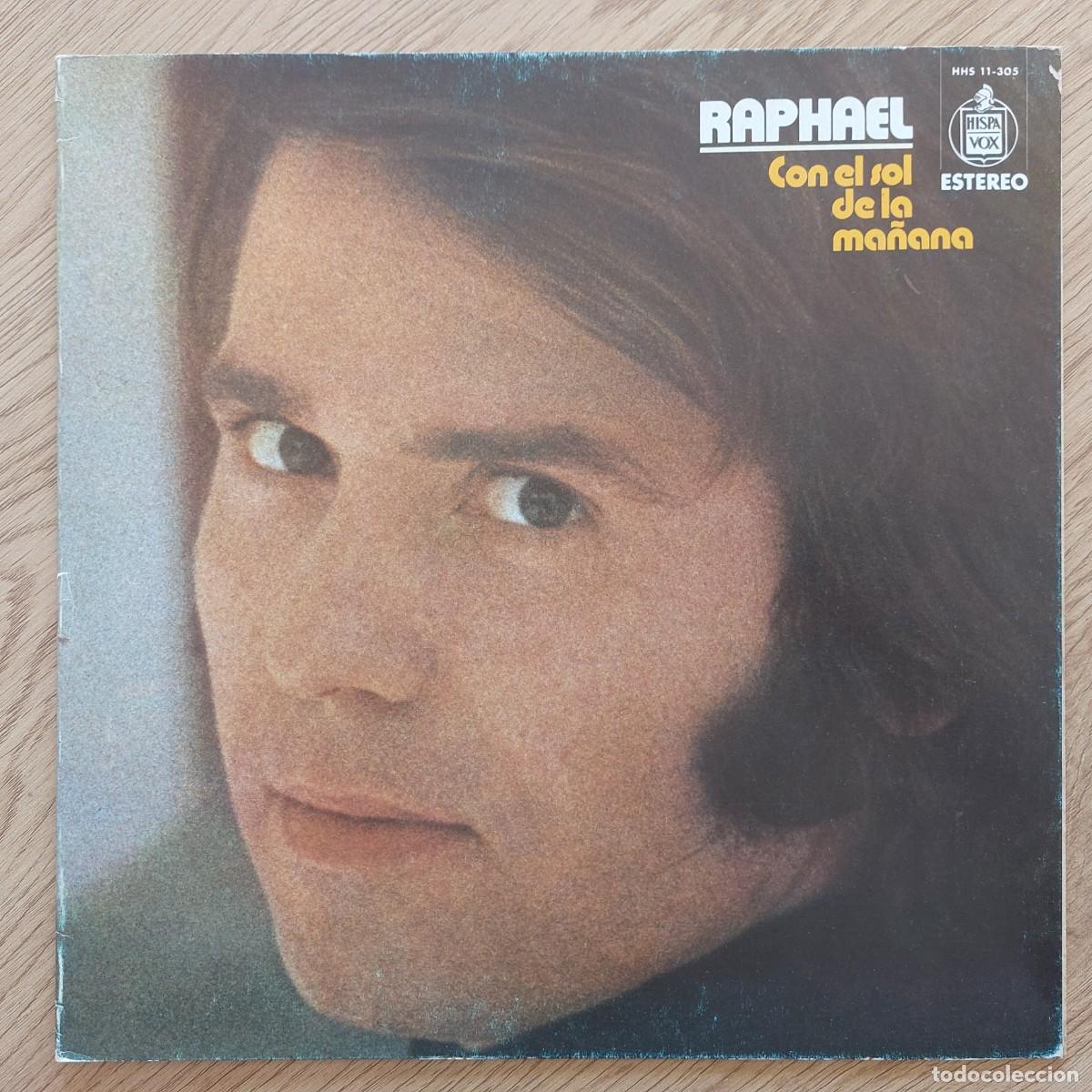 Discos de vinilo: LP - RAPHAEL - CON EL SOL DE LA MA&Ntilde;ANA - SOLO PORTADA SIN VINILO