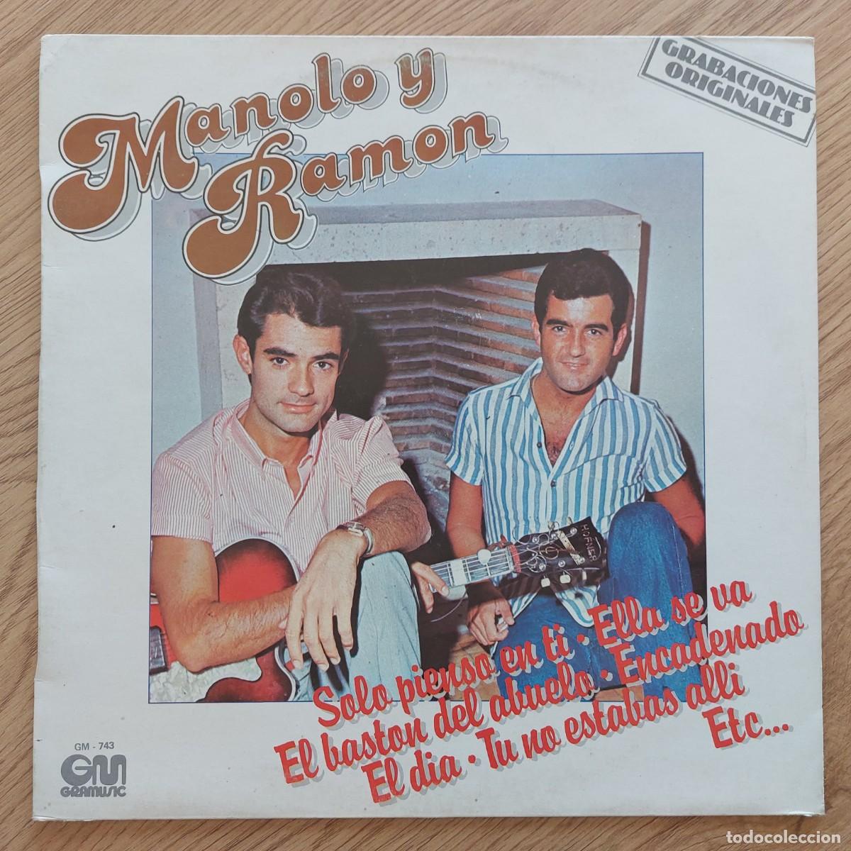 Discos de vinilo: LP - MANOLO Y RAMON - SOLO PORTADA SIN VINILO