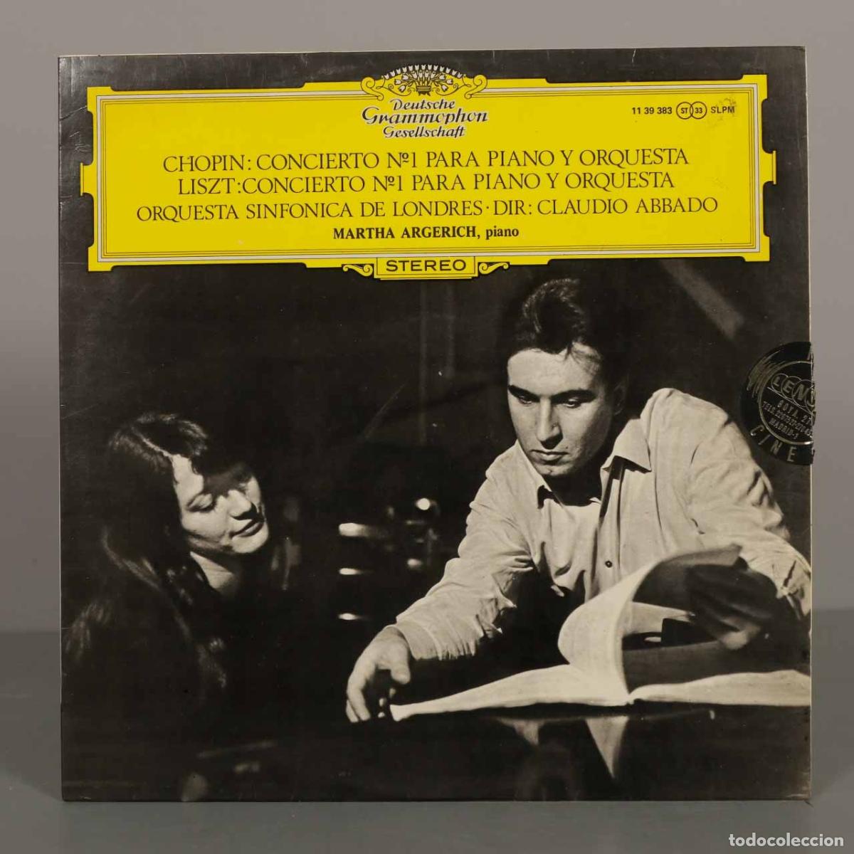 Discos de vinil: LP. Chopin: Concierto N&ordm;1 para Piano y Orquesta - Liszt: Concierto N&ordm;1 para Piano y Orquesta - Mart