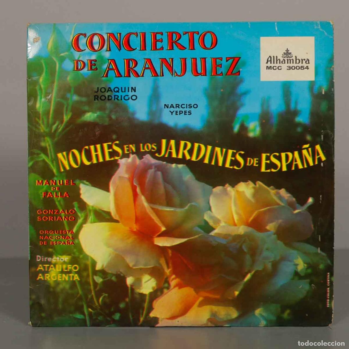 Disques de vinyle: LP. Concierto de Aranjuez / Noches en los Jardines de Espa&ntilde;a - Joaqu&iacute;n Rodrigo, Narciso Yepes, Manu