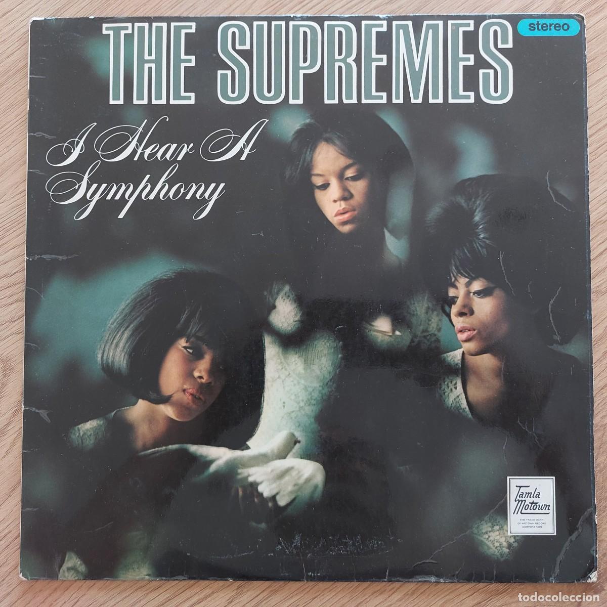 Discos de vinilo: LP - THE SUPREMES - A HEAR A SYMPHONY - SOLO PORTADA SIN VINILO