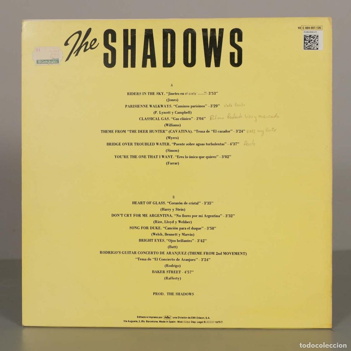Discos de vinilo: LP. String of Hits - Cadena de &Eacute;xitos - The Shadows - Foto 2