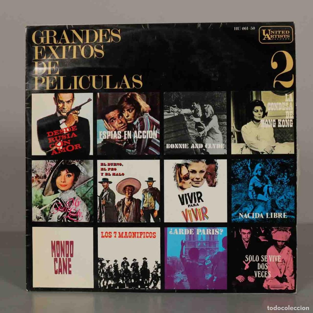 Disques de vinyle: LP. Grandes &Eacute;xitos De Pel&iacute;culas - 2 - John Barry, Ferrante and Teicher, Leroy Holmes, Al Caiola