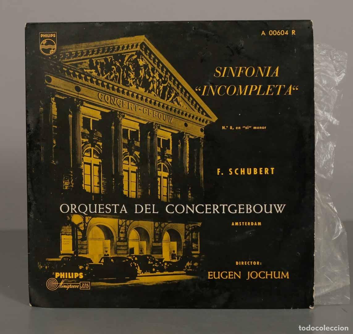 Disques de vinyle: LP. Franz Schubert - Sinfon&iacute;a n.&ordm; 8 Incompleta - Orquesta del Concertgebouw, Eugen Jochum