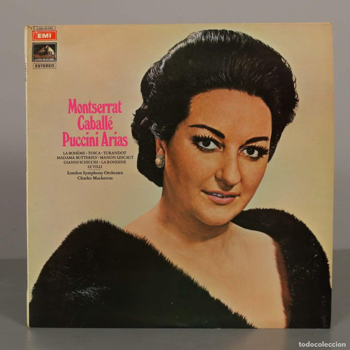 Discos de vinilo: LP. Puccini Arias - Montserrat Caball&eacute;, London Symphony Orchestra, Charles Mackerras