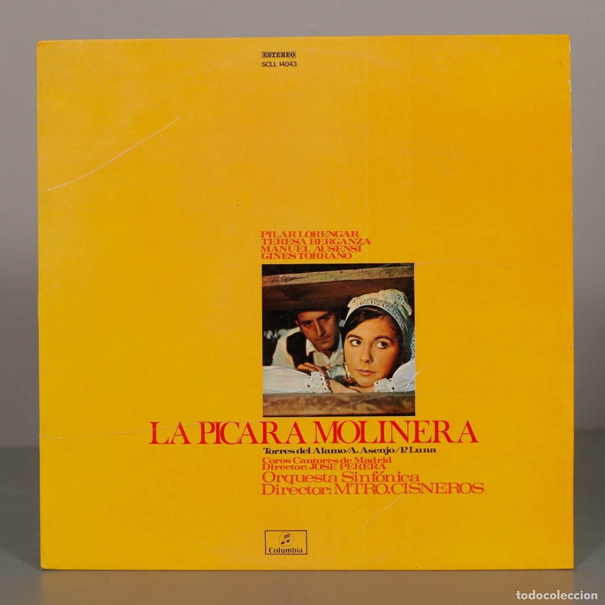Discos de vinilo: LP. La P&iacute;cara Molinera - Pablo Luna, Torres del &Aacute;lamo, Antonio Asenjo, Pilar Lorengar, Teresa Berga