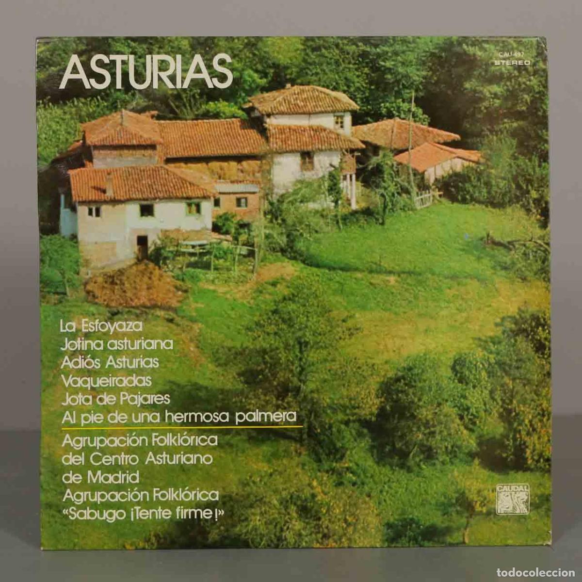 Discos de vinilo: LP. Asturias - Agrupaci&oacute;n Folkl&oacute;rica del Centro Asturiano de Madrid, Agrupaci&oacute;n Folkl&oacute;rica Sabugo &iexcl;