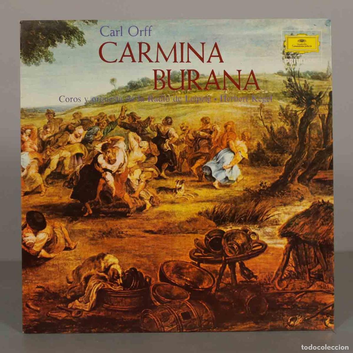 Discos de vinilo: LP. Carl Orff - Carmina Burana - Herbert Kegel, Coros y Orquesta de la Radio de Leipzig
