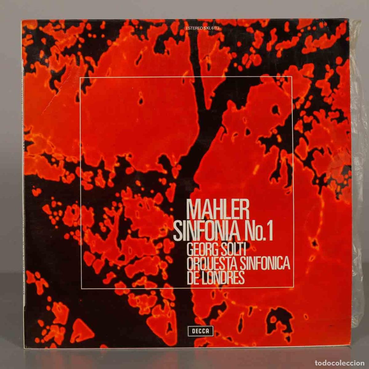 Discos de vinilo: LP. Mahler Sinfonia No.1 - Georg Solti, Orquesta Sinf&oacute;nica de Londres
