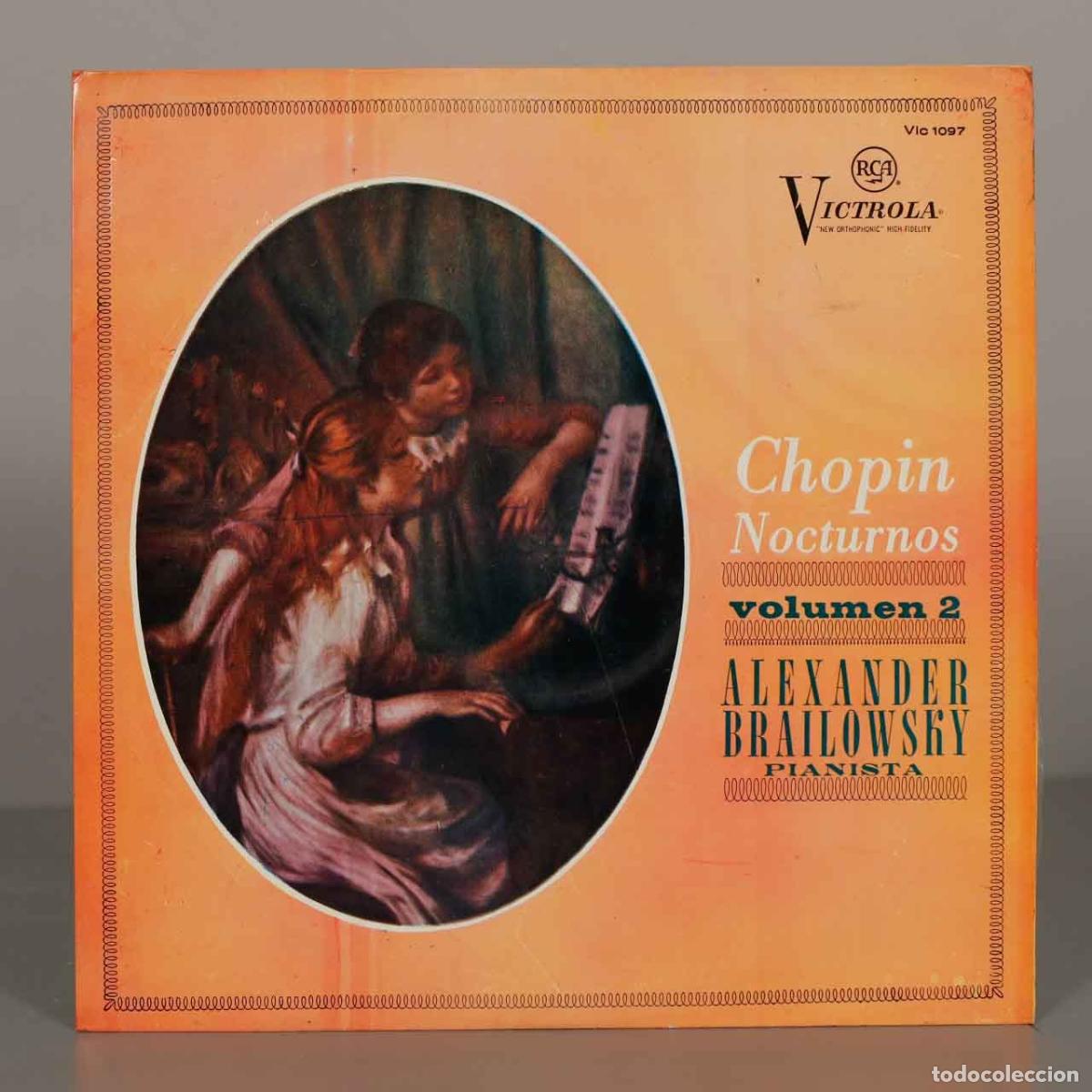 Discos de vinilo: LP. Chopin Nocturnos volumen 2 - Alexander Brailowsky