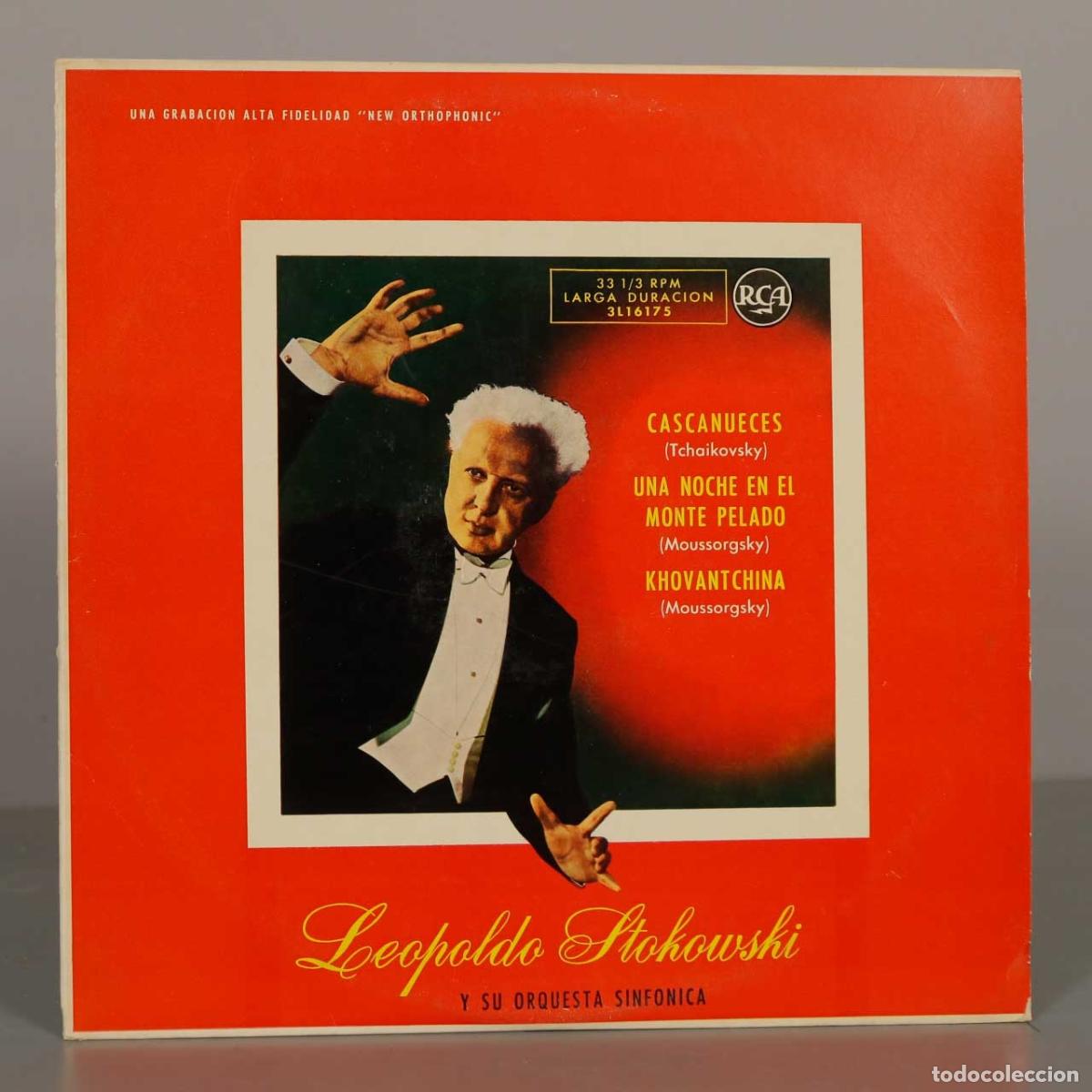 Discos de vinilo: LP. Cascanueces, Una noche en el monte pelado, Khovantchina - Leopoldo Stokowski - RCA