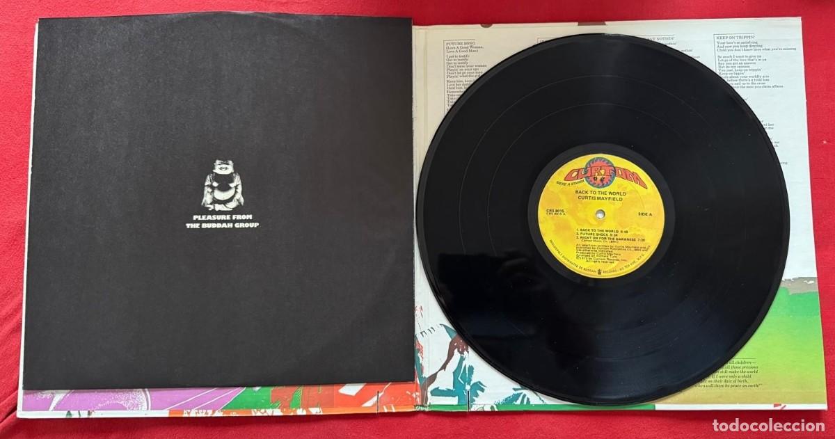 Discos de vinilo: Curtis Mayfield &ndash; Back To The World - Foto 4