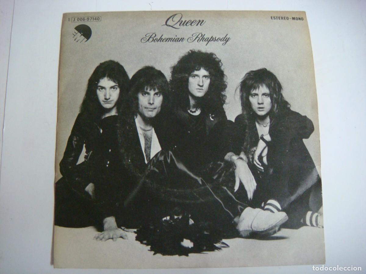Discos de vinilo: DISCO VINILO SINGLES DE QUEEN-BOHEMIAN RHAPSODY-(&)