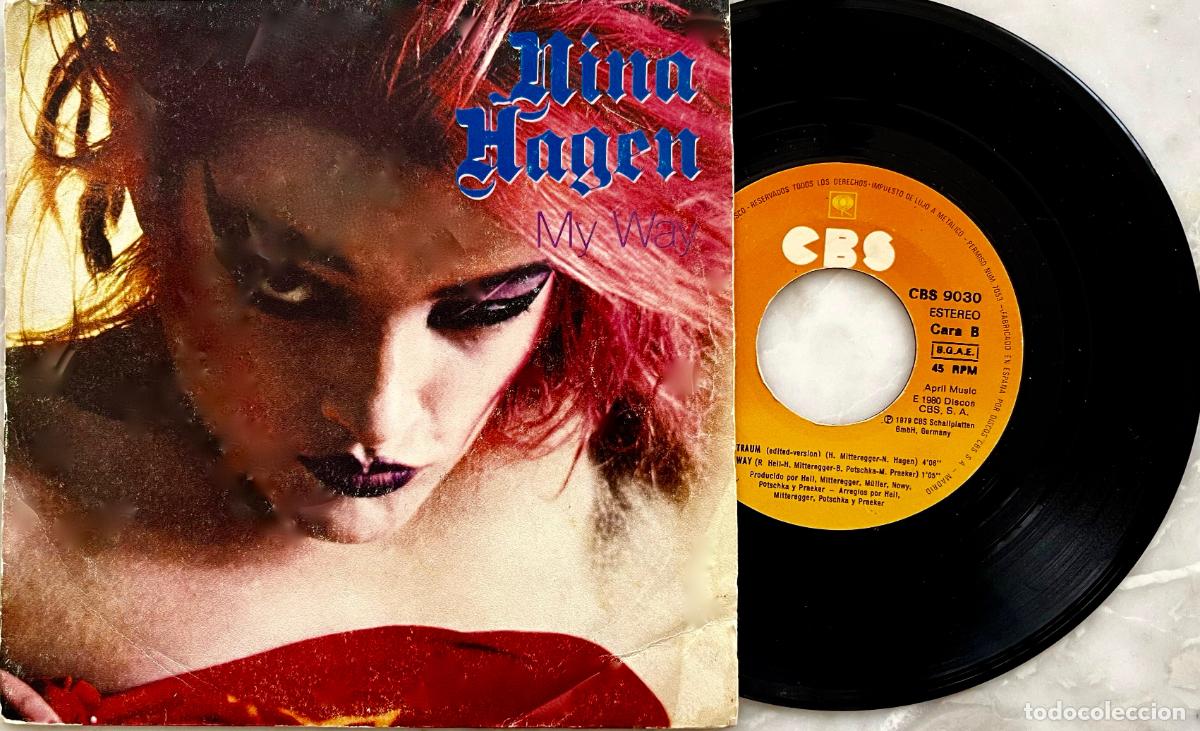 Discos de vinilo: NINA HAGEN. MY WAY. SINGLE ORIGINAL ESPA&Ntilde;A 1980 3 TEMAS