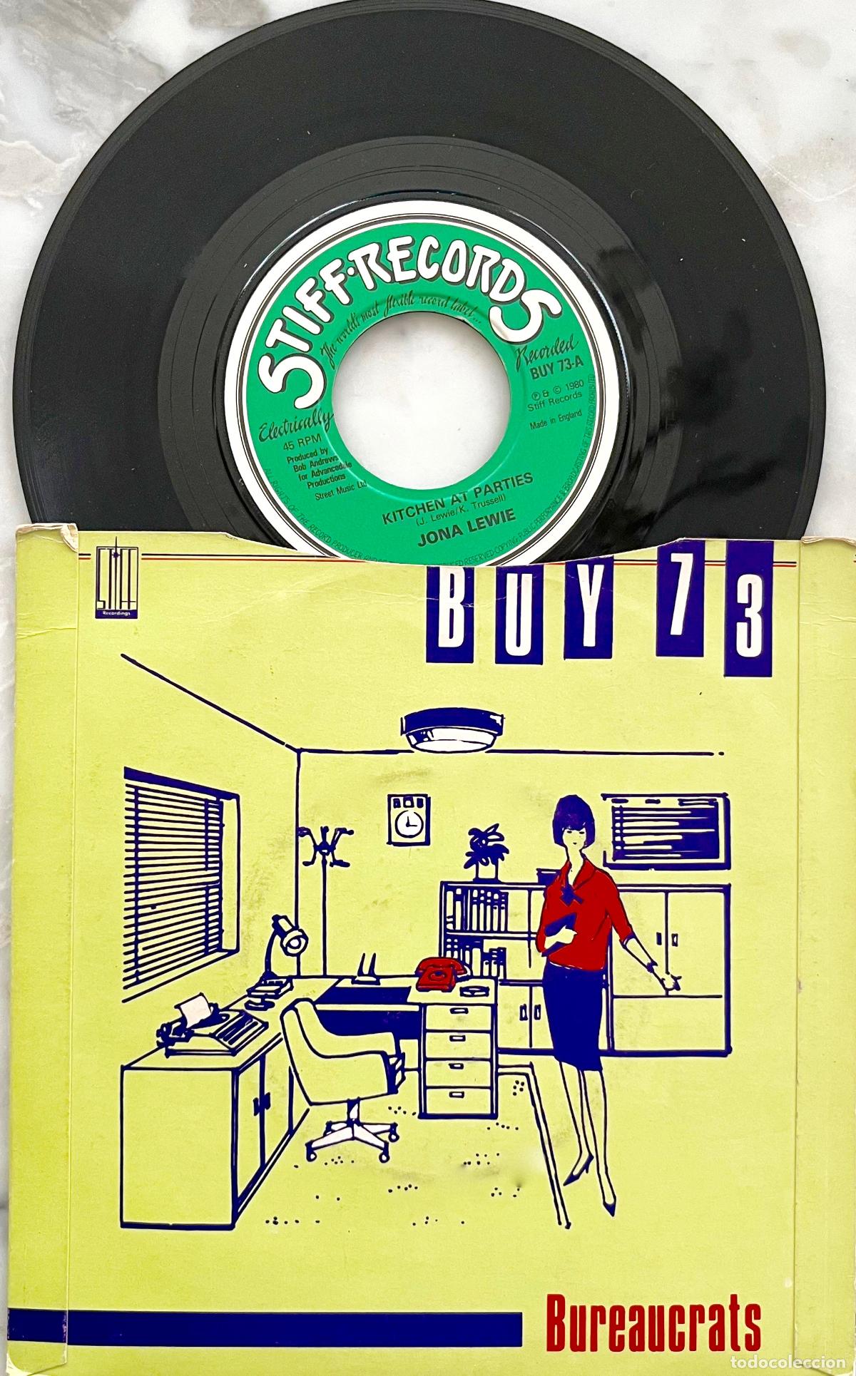 Discos de vinilo: JONA LEWIE. YOU ALWAYS FIND ME IN THE KITCHEN... / BUREAUCRATS. SINGLE ORIGINAL UK 1978