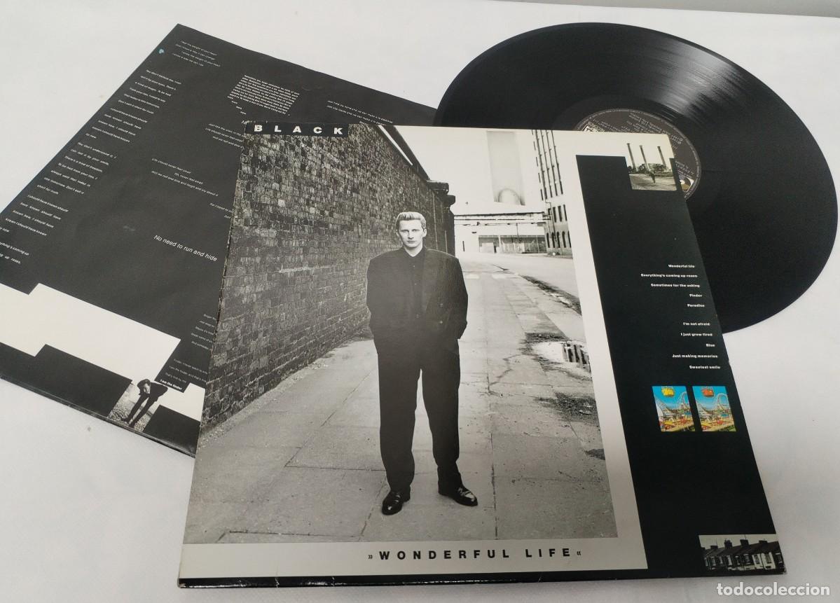 Discos de vinilo: BLACK - WONDERFUL LIFE ..LP DE AM-RECORDS DE 1987 - CON ENCARTE . EDICION ORIGINAL ESPA&Ntilde;OLA