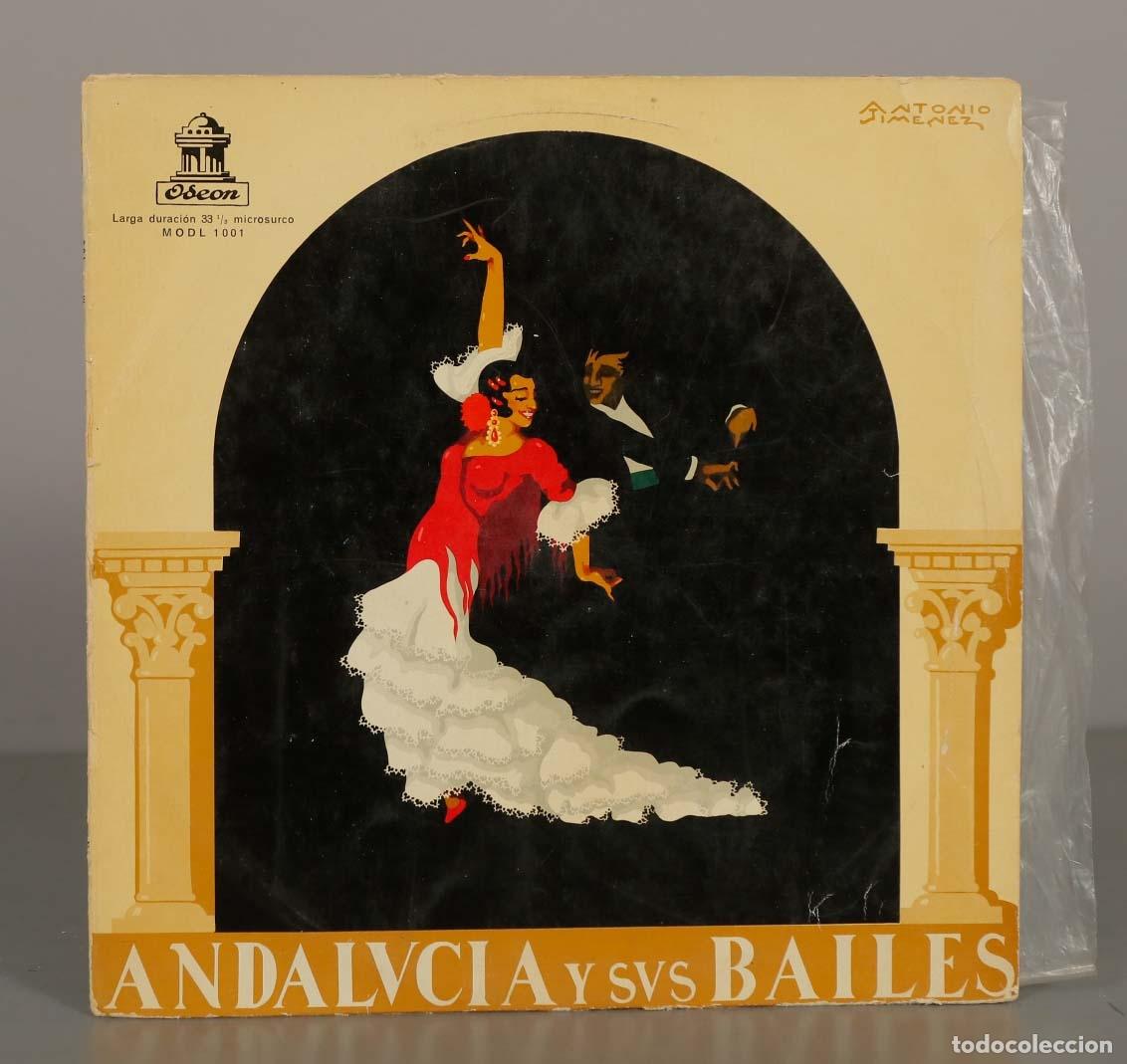 Discos de vinilo: LP. Andaluc&iacute;a y sus bailes - Emma Maleras y su Ballet Espa&ntilde;ol