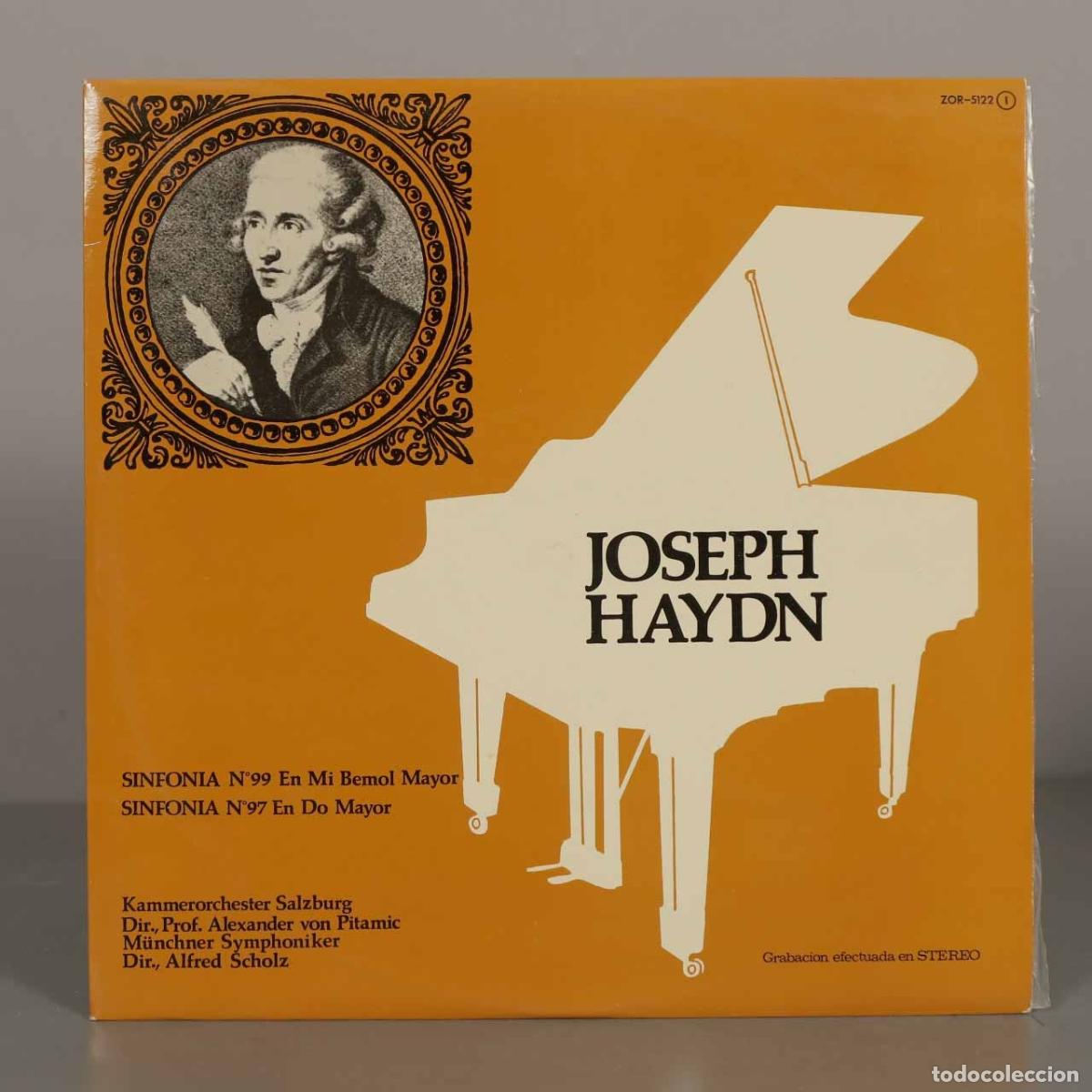 Discos de vinilo: LP. Joseph Haydn - Sinfon&iacute;a N&ordm; 99, Sinfon&iacute;a N&ordm; 97 - Alexander von Pitamic, Alfred Scholz, Kammerorc