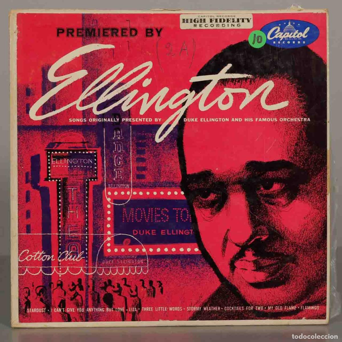 Discos de vinilo: LP. Premiered by Ellington - Duke Ellington and His Famous Orchestra - Capitol Records