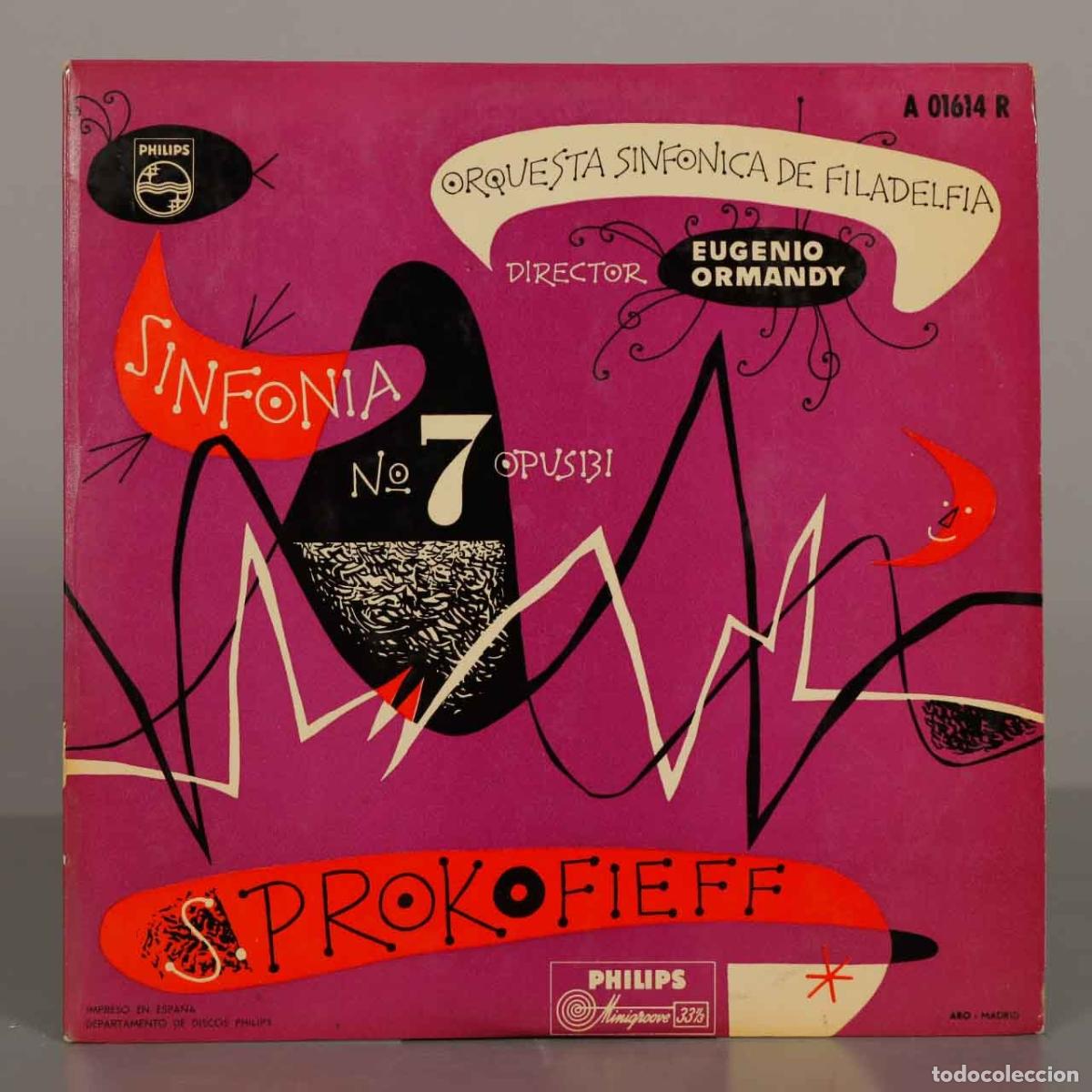 Discos de vinilo: LP. Sinfonia No. 7 Opus 131 - Prokofieff - The Philadelphia Orchestra, Eugene Ormandy