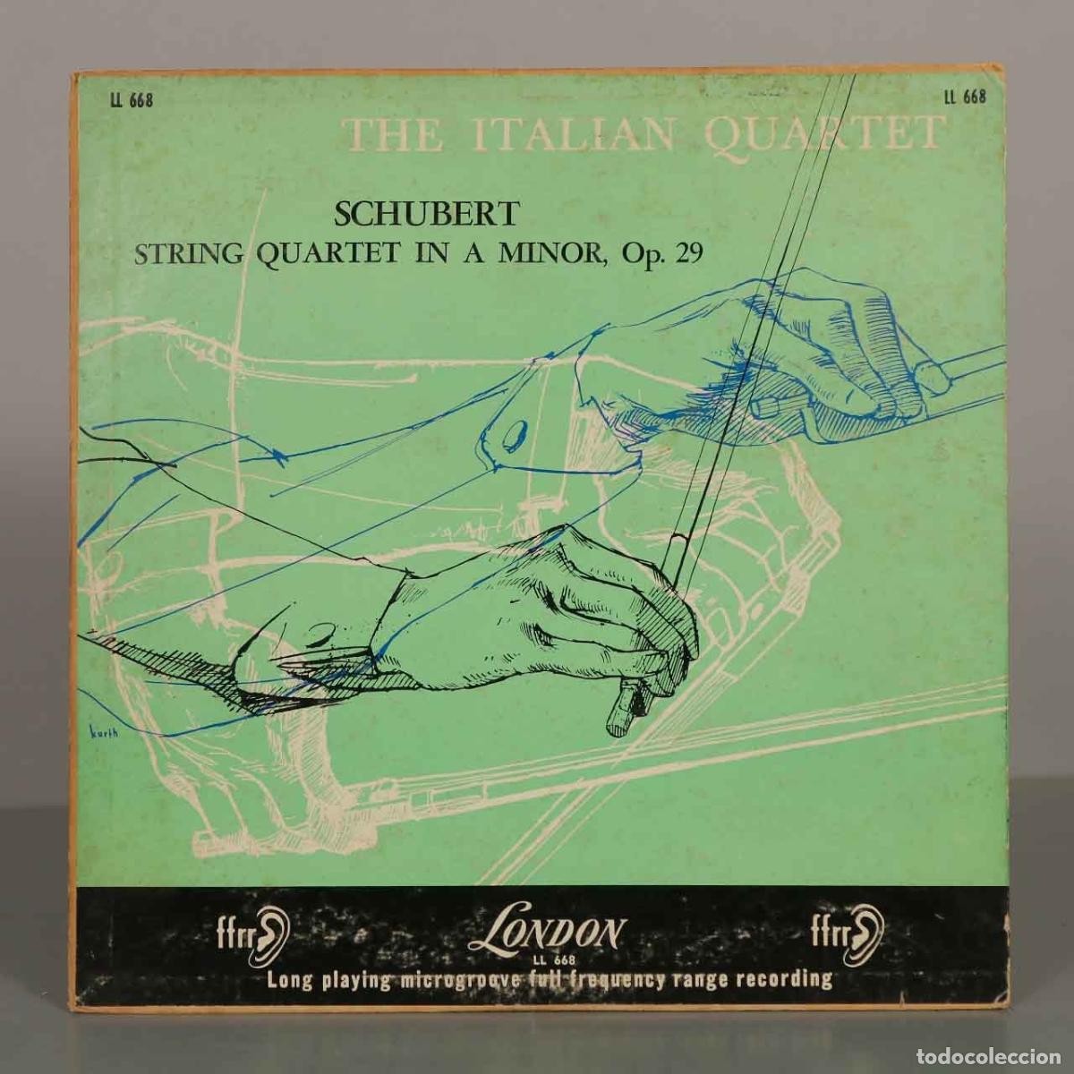 Discos de vinilo: LP. Schubert - String Quartet in A minor, Op. 29 - The Italian Quartet
