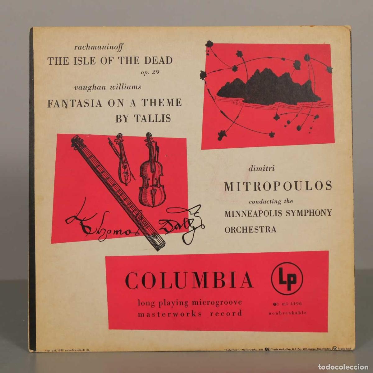 Discos de vinilo: LP. The Isle Of The Dead, Op. 29 / Fantasia On A Theme By Thomas Tallis - Rachmaninoff, Vaughan Wil