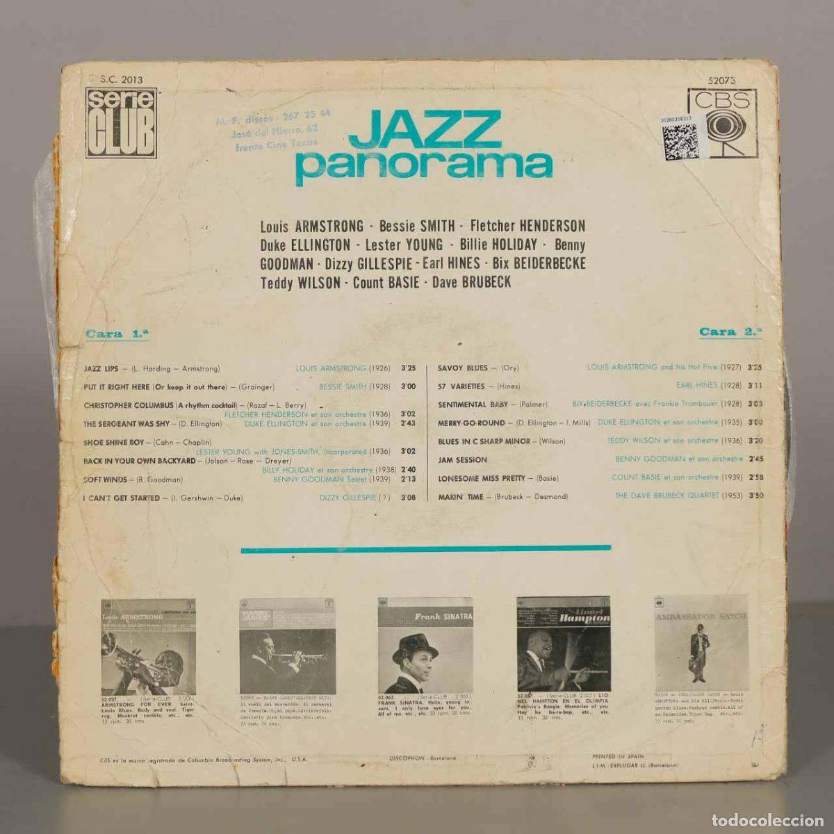 Discos de vinilo: LP. Jazz Panorama - Various Artists - CBS - Foto 2