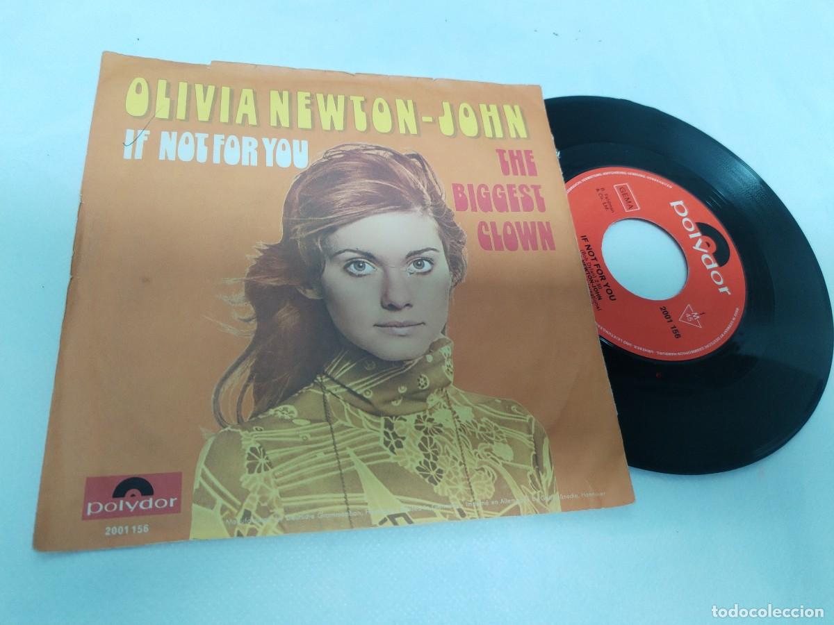 Discos de vinilo: OLIVIA NEWTON JOHN - IF NOT FOR YOU ( BOB DYLAN ) ..SINGLE 1971 GERMANY - POLYDOR. SU PRIMER SINGLE