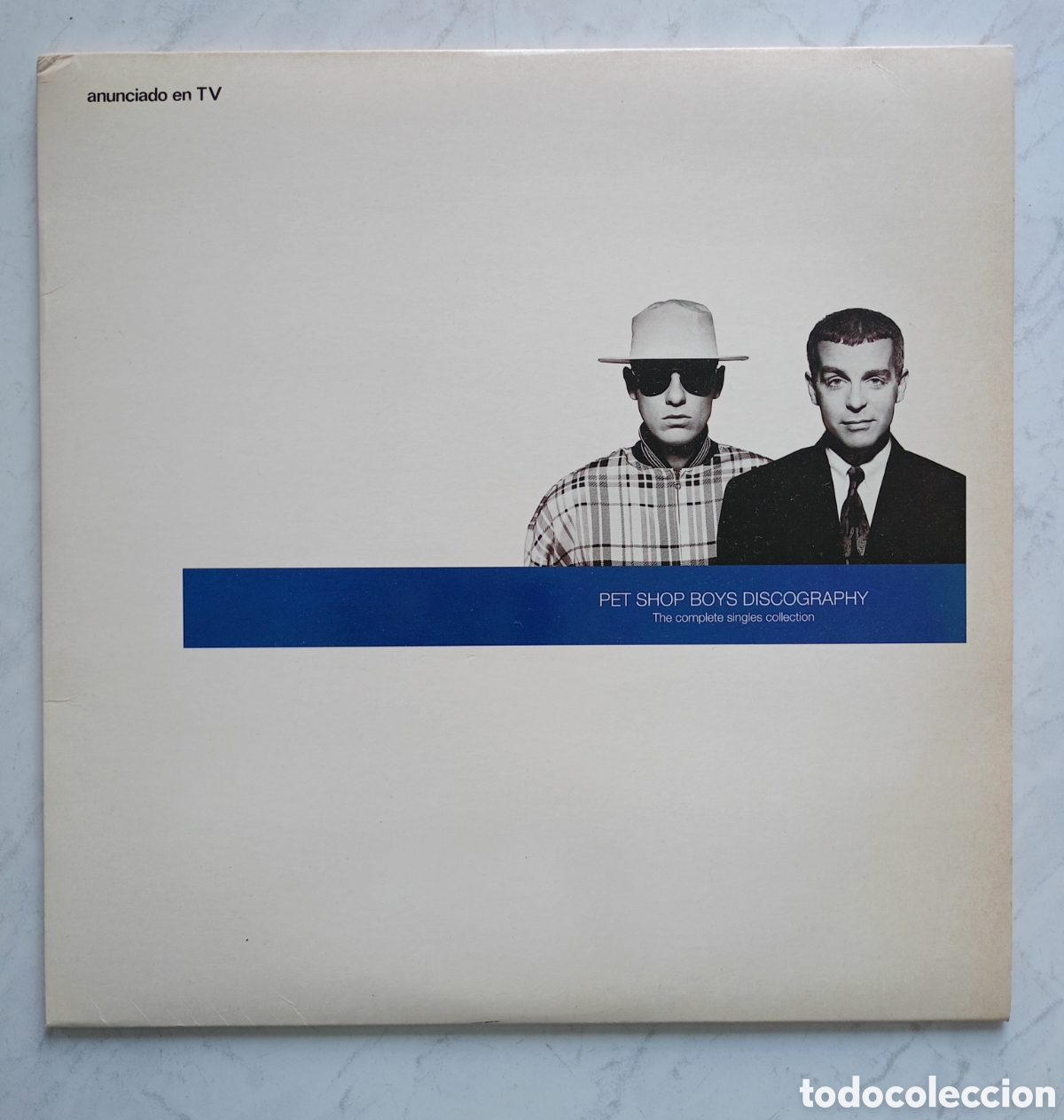 Discos de vinilo: doble lp Pet Shop Boys &ndash; Discography (The Complete Singles Collection) edicion espa&ntilde;ola de 1991