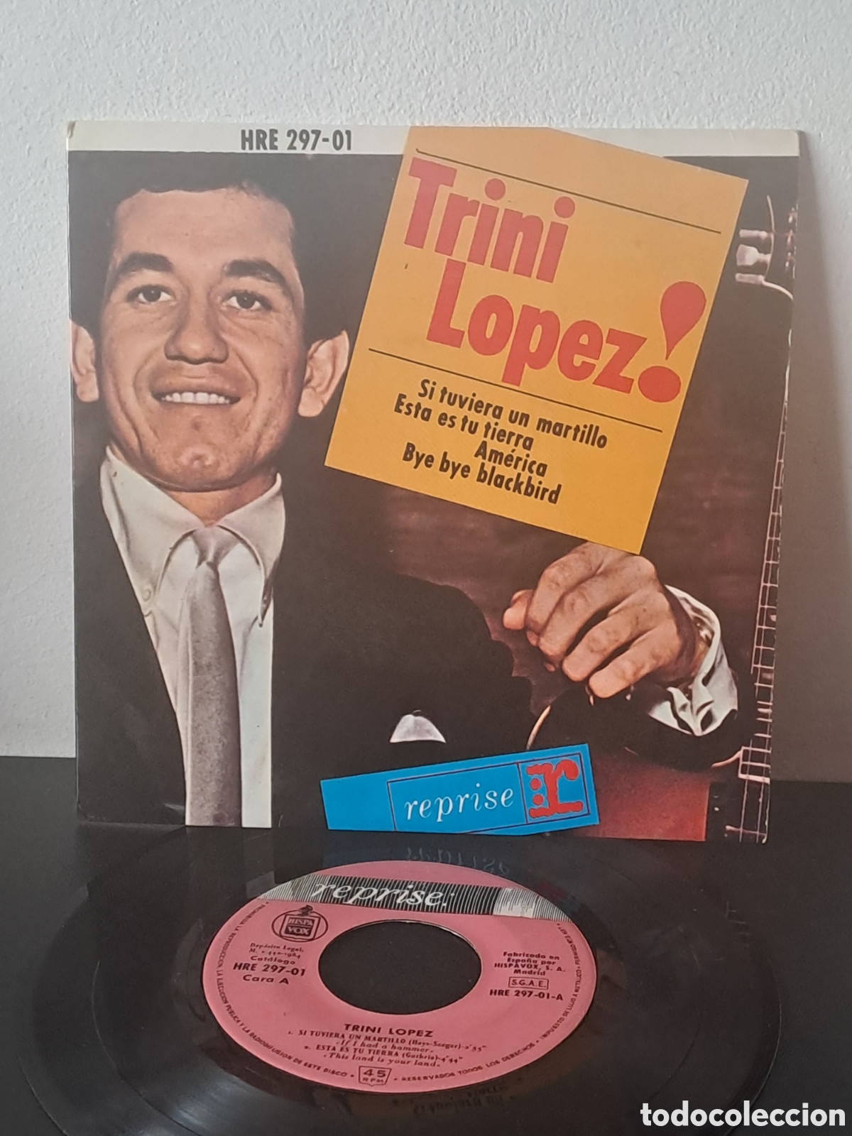 Discos de vinilo: Trini Lopez ​T&iacute;tulo: Si tuviera un martillo (EP) ​A&ntilde;o de lanzamiento: 1964 LGS.6