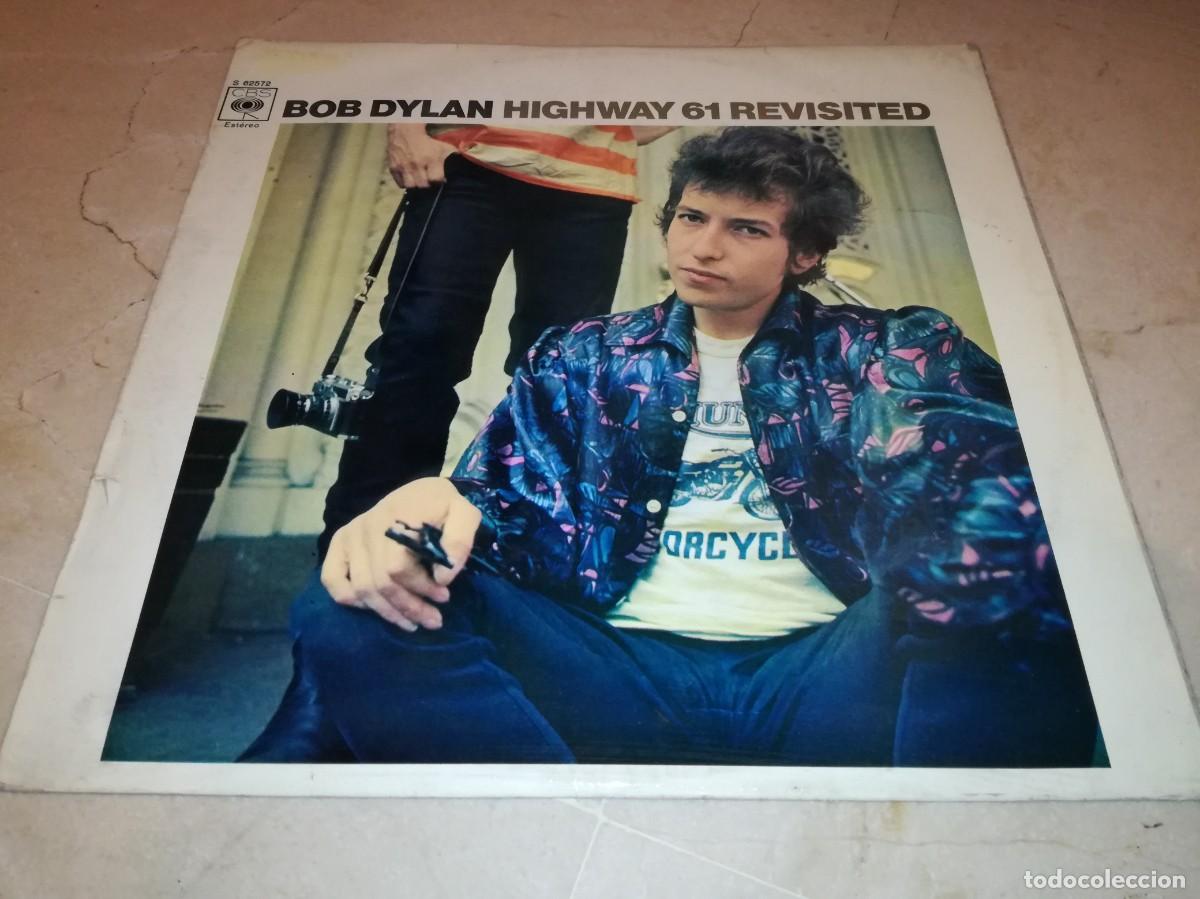 Discos de vinilo: BOB DYLAN-HIGHWAY 61 REVISITED-CONTIENE ENCARTE-EDICI&Oacute;N ESPA&Ntilde;OLA