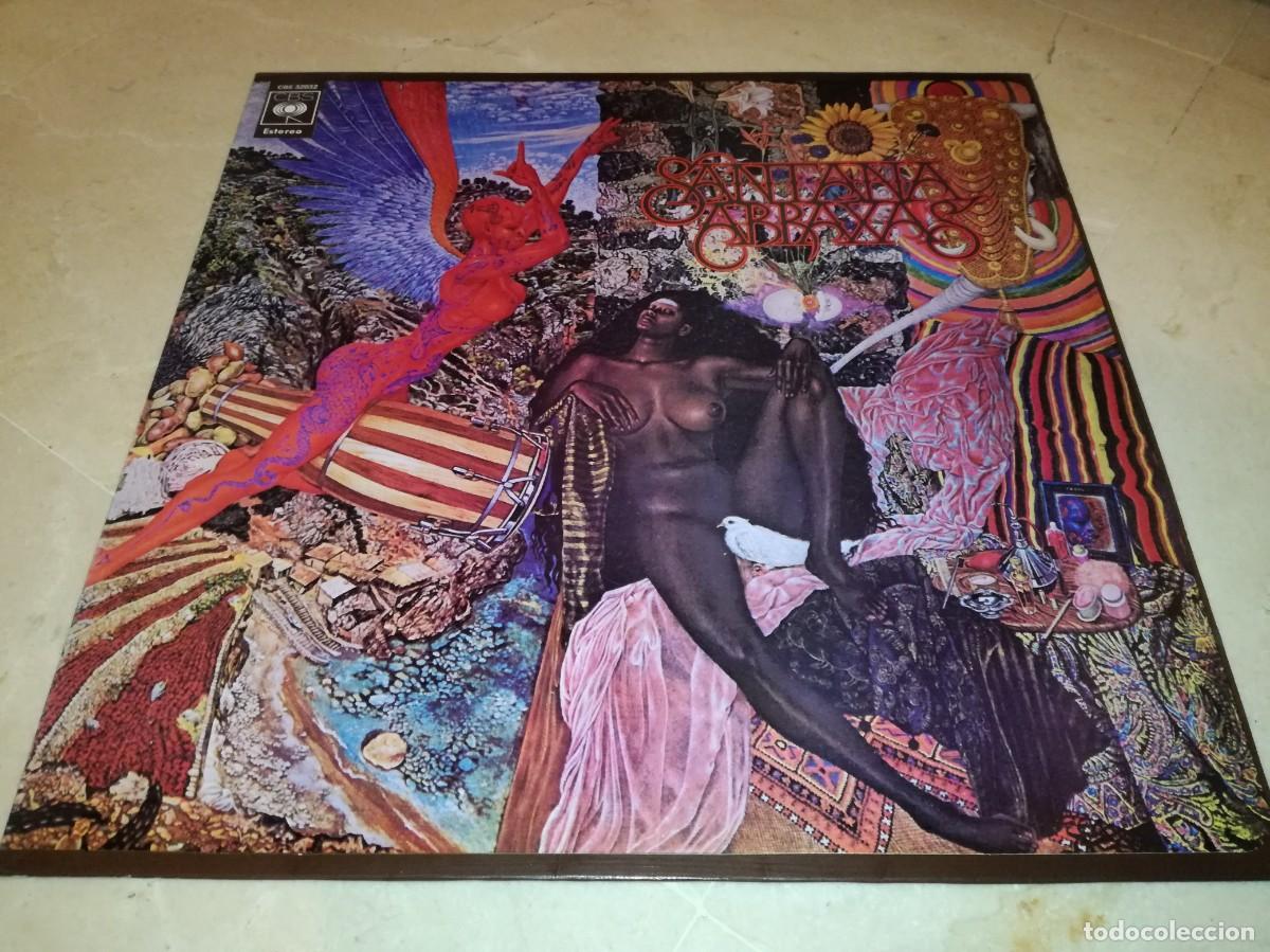 Discos de vinilo: SANTANA-ABRAXAS-EDICI&Oacute;N ESPA&Ntilde;OLA-EN BUEN ESTADO