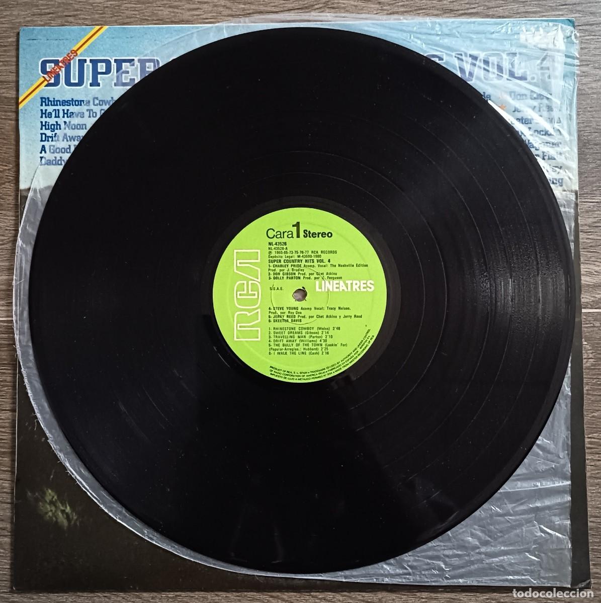 Discos de vinilo: Lp super country hits - Foto 3