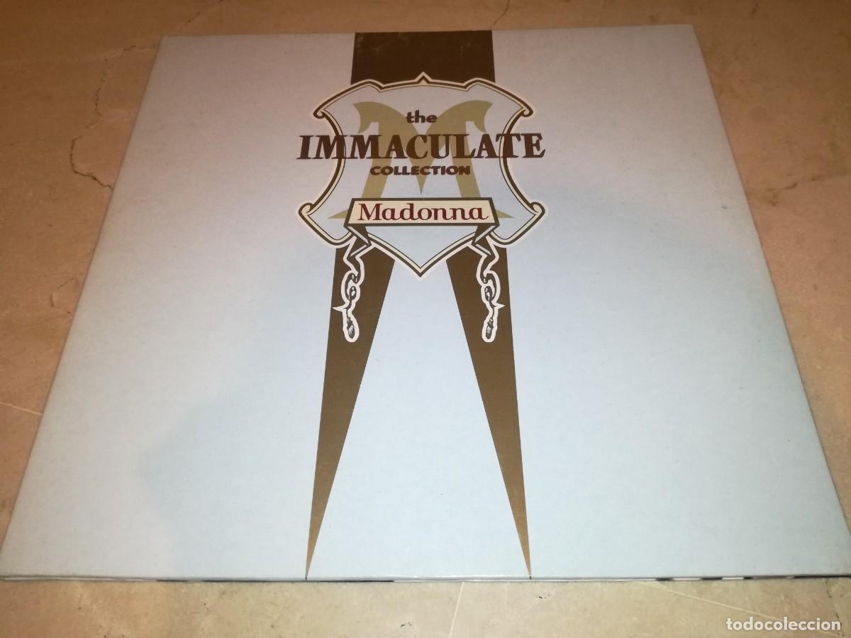 Discos de vinilo: MADONNA-THE IMMACULATE COLLECTION-DOBLE LP-CONTIENE LOS ENCARTES-ORIGINAL 1990
