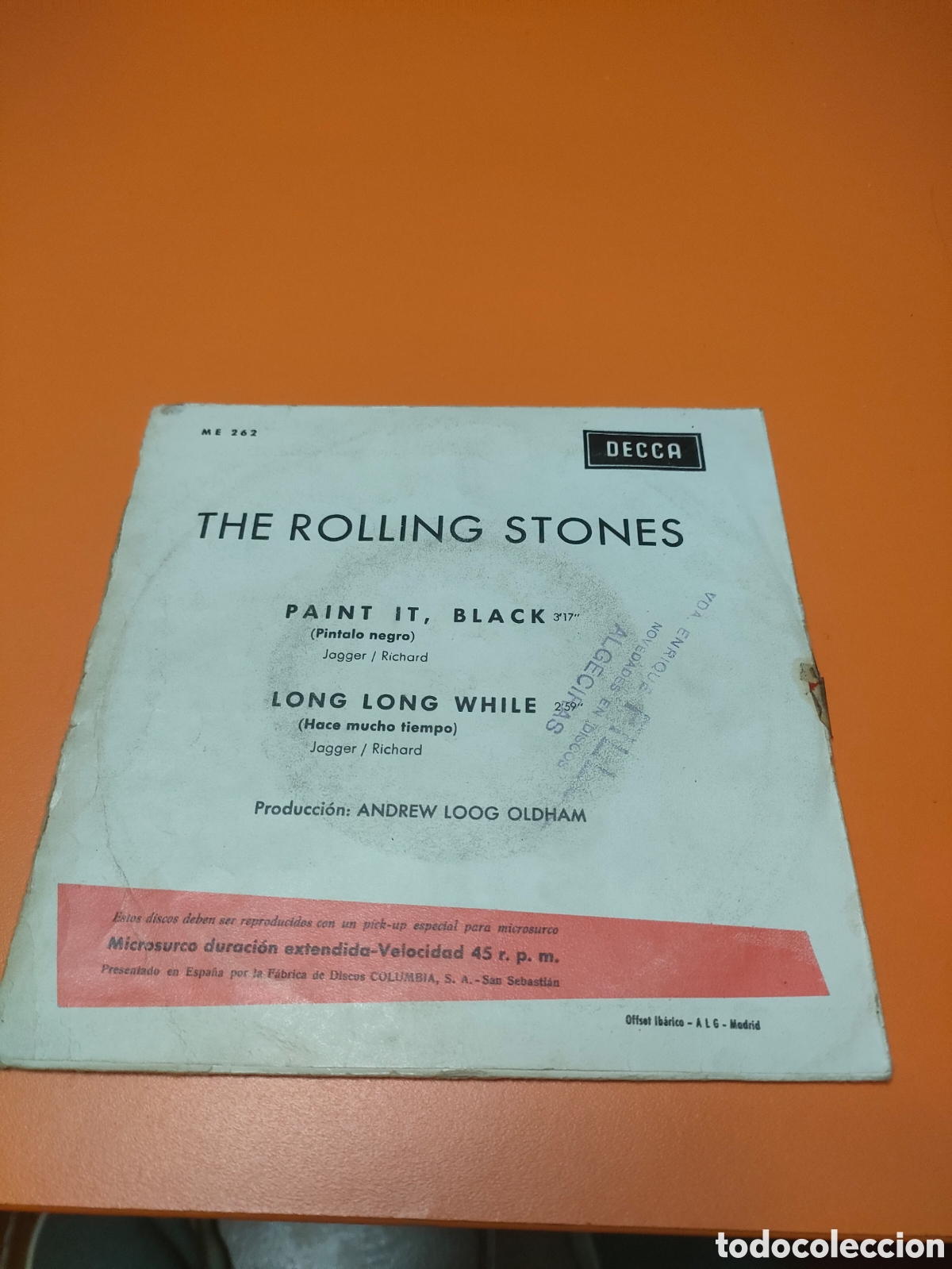 Discos de vinilo: The rolling stones Paint it, black - Foto 2