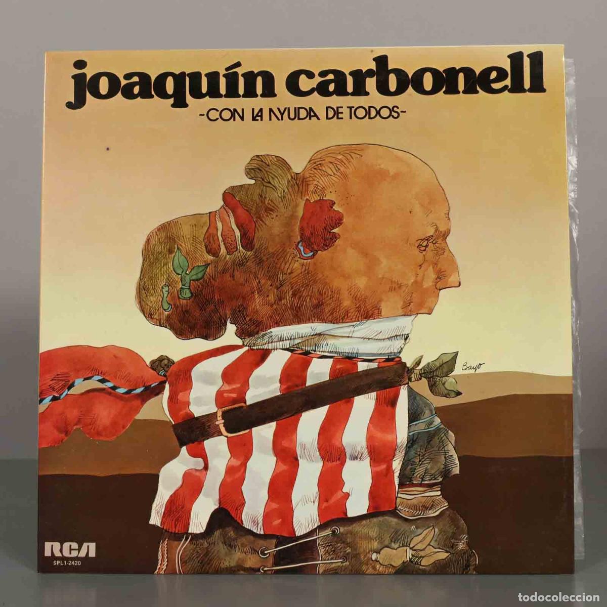 Discos de vinilo: LP. Con la ayuda de todos - Joaqu&iacute;n Carbonell