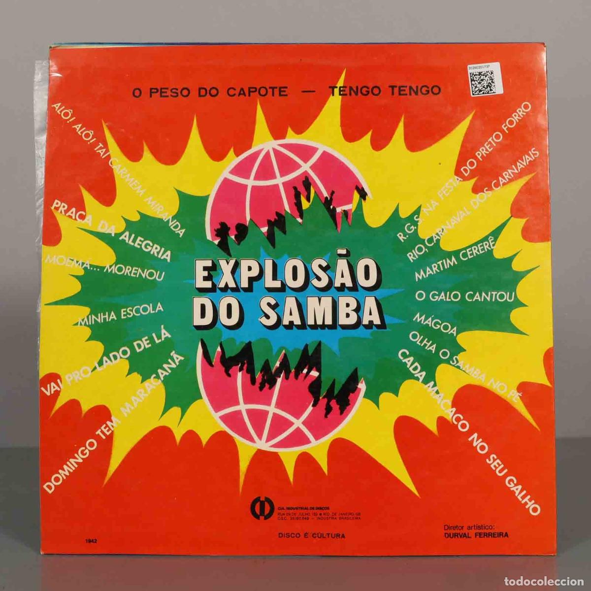 Discos de vinilo: LP. Explos&atilde;o do Samba - Conjunto Explos&atilde;o Do Samba - Foto 2