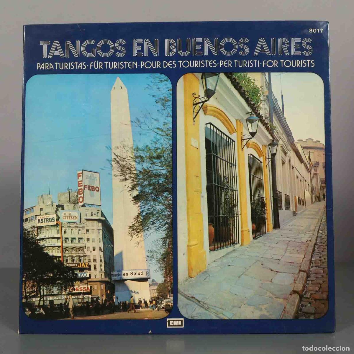 Discos de vinilo: LP. Tangos en Buenos Aires - Para Turistas - Osvaldo Pugliese, Mariano Mores, An&iacute;bal Troilo, H&eacute;ctor