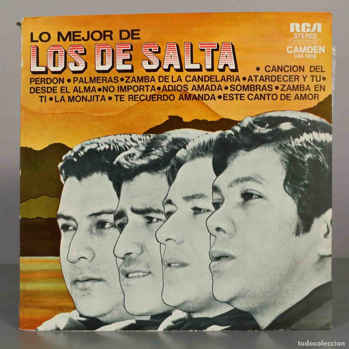 Discos de vinilo: LP. Lo Mejor de Los de Salta - Luis Gualter Men&uacute;, Miguel Arnaldo Ramos, Mariano Antonio Vaca, Jos&eacute;