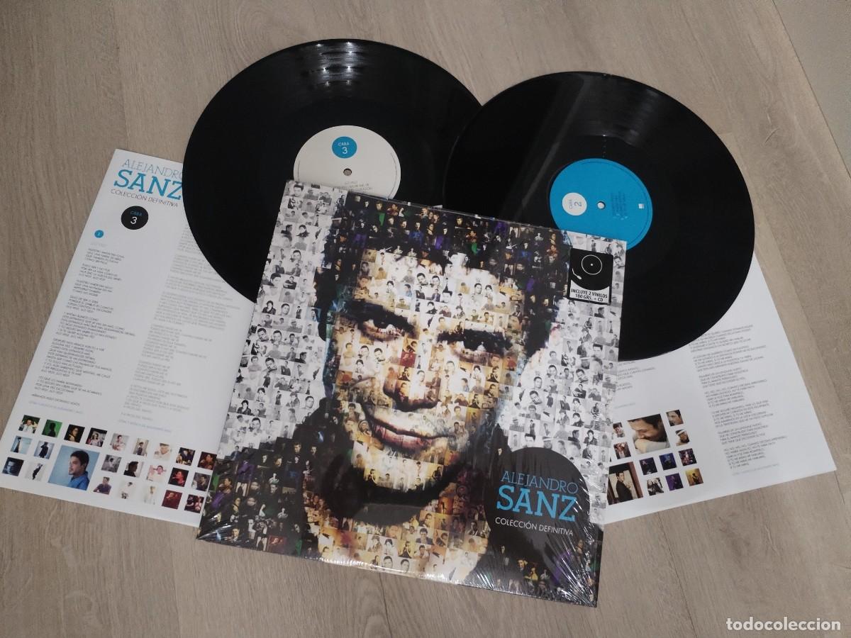 Discos de vinilo: ALEJANDRO SANZ - COLECCION DEFINITIVA ..2 LPS CON ENCARTES CON LETRAS ..WEA DE 2019 - WARNER BENELUX