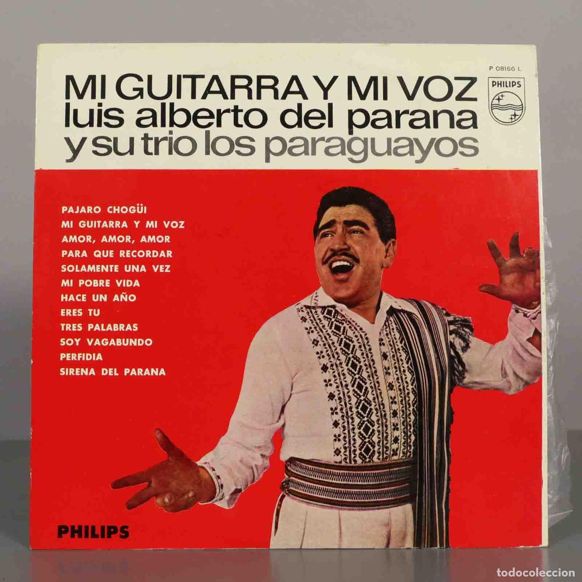 Discos de vinilo: LP. Mi Guitarra Y Mi Voz - Luis Alberto del Parana Y Su Trio Los Paraguayos